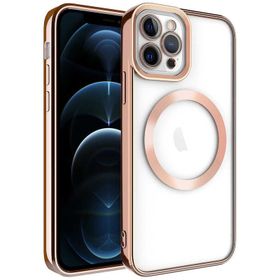 Ceponya Apple iPhone 12 Pro Magsafe Wireless Şarj Özellikli Setro Silikon Kılıf