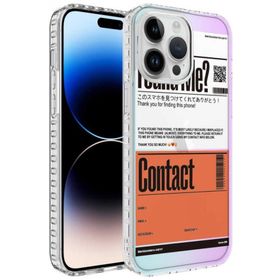 Ceponya Apple İphone 12 Pro Max Airbag Kenarlı Renkli Desenli Elegans Silikon Kılıf
