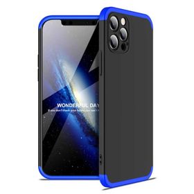 Ceponya Apple İphone 12 Pro Max Ays Mavi Kenarlı Kapak Kılıf
