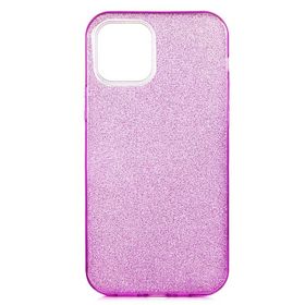 Ceponya Apple İphone 12 Pro Max Shining Simli Beyaz Silikon Kılıf