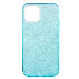 Ceponya Apple İphone 12 Pro Max Shining Simli Beyaz Silikon Kılıf