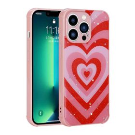 Ceponya Apple iPhone 12 Pro Max Simli Desenli Kamera Korumalı Parlak Popy Kapak Kılıf