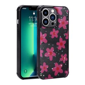 Ceponya Apple iPhone 12 Pro Max Simli Desenli Kamera Korumalı Parlak Popy Kapak Kılıf