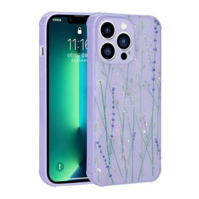 Ceponya Apple iPhone 12 Pro Max Simli Desenli Kamera Korumalı Parlak Popy Kapak Kılıf