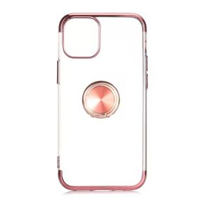 Ceponya Apple İphone 12 Pro Max Siyah Kenarlı Şeffaf Gess Silikon Kılıf