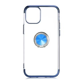 Ceponya Apple İphone 12 Pro Max Siyah Kenarlı Şeffaf Gess Silikon Kılıf