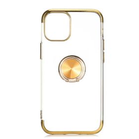 Ceponya Apple İphone 12 Pro Max Siyah Kenarlı Şeffaf Gess Silikon Kılıf