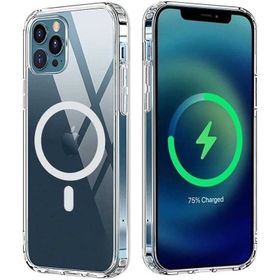 Ceponya Apple İphone 12 Pro Max Tacsafe Wireless Şeffaf Kapak Kılıf