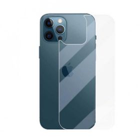 Ceponya Apple iPhone 12 Pro Maxi Glass Şeffaf Arka Temperli Cam Koruyucu