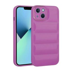 Ceponya Apple iPhone 13 Kamera Korumalı Airbagli Dikişli Silikon Kılıf