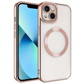 Ceponya Apple iPhone 13 Magsafe Wireless Şarj Özellikli Setro Silikon Kılıf