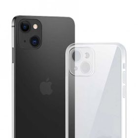 Ceponya Apple İphone 13 Mini Blok Sert Arka Yüzey Yumuşak Silikon Kenar Kılıf