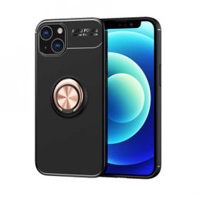 Ceponya Apple İphone 13 Mini Standlı Yüzüklü Manyetik Silikon Kılıf