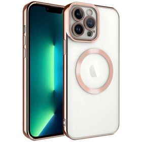 Ceponya Apple iPhone 13 Pro Magsafe Wireless Şarj Özellikli Setro Silikon Kılıf