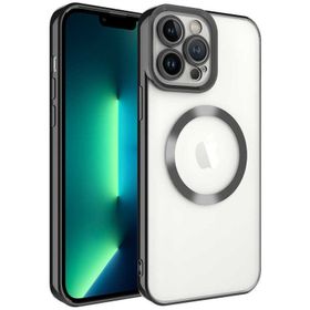 Ceponya Apple iPhone 13 Pro Magsafe Wireless Şarj Özellikli Setro Silikon Kılıf