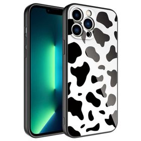 Ceponya Apple iPhone 13 Pro Max Kamera Korumalı Desenli Sert Silikon Epoksi Kapak Kılıf