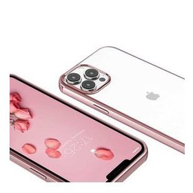 Ceponya Apple iPhone 13 Pro Max Kenarları Renkli Lüx Pixel Kapak Kılıf