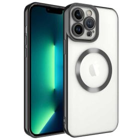 Ceponya Apple iPhone 13 Pro Max Magsafe Wireless Şarj Özellikli Setro Silikon Kılıf