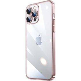Ceponya Apple iPhone 13 Pro Max Sert Pc Renkli Çerçeveli Riksos Kapak Kılıf