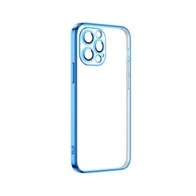 Ceponya Apple İphone 13 Pro Şeffaf Elektroplatin Kamera Korumalı Silikon Kılıf