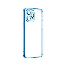 Ceponya Apple İphone 13 Pro Şeffaf Elektroplatin Kamera Korumalı Silikon Kılıf