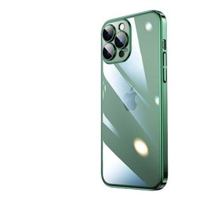 Ceponya Apple iPhone 13 Pro Sert Pc Renkli Çerçeveli Riksos Kapak Kılıf