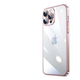 Ceponya Apple iPhone 13 Pro Sert Pc Renkli Çerçeveli Riksos Kapak Kılıf