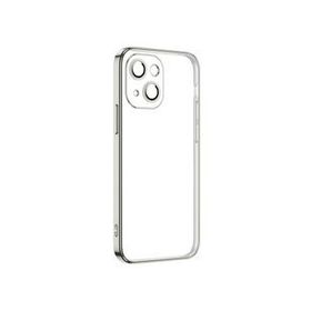 Ceponya Apple İphone 13 Şeffaf Elektroplatin Kamera Korumalı Silikon Kılıf