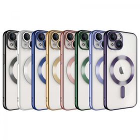 Ceponya Apple iPhone 14 Kamera Korumalı Magsafe Wireless Şarj Özellikli Zore Demre Kapak Kılıf