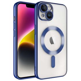 Ceponya Apple iPhone 14 Kamera Korumalı Magsafe Wireless Şarj Özellikli Zore Demre Kapak Kılıf
