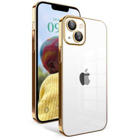Ceponya Apple iPhone 14 Kamera Korumalı Renkli Çerçeveli Zore Garaj Kapak Kılıf