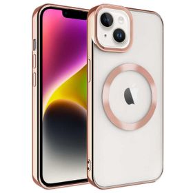Ceponya Apple iPhone 14 Magsafe Wireless Şarj Özellikli Setro Silikon Kılıf