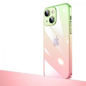 Ceponya Apple iPhone 14 Parlak Renk Geçişli Kamera Korumalı Zore Senkron Kapak Kılıf