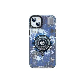 Ceponya Apple iPhone 14 Plus Magsafe Şarj Özellikli Youngkit Kamuflaj Serisi Kapak Kılıf