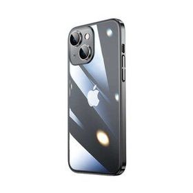 Ceponya Apple iPhone 14 Plus Sert Pc Renkli Çerçeveli Riksos Kapak Kılıf