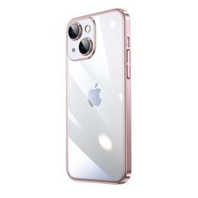 Ceponya Apple iPhone 14 Plus Sert Pc Renkli Çerçeveli Riksos Kapak Kılıf