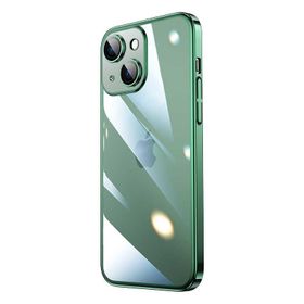 Ceponya Apple iPhone 14 Plus Sert Pc Renkli Çerçeveli Zore Riksos Kapak Kılıf