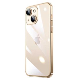 Ceponya Apple iPhone 14 Plus Sert Pc Renkli Çerçeveli Zore Riksos Kapak Kılıf