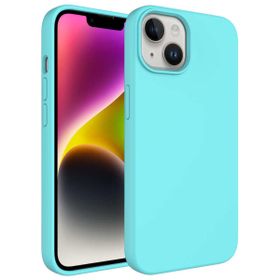Ceponya Apple iPhone 14 Plus Sıvı Teknolojili Silinebilir Sert Zore Kivi Kapak Kılıf