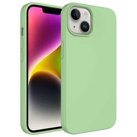 Ceponya Apple iPhone 14 Plus Sıvı Teknolojili Silinebilir Sert Zore Kivi Kapak Kılıf