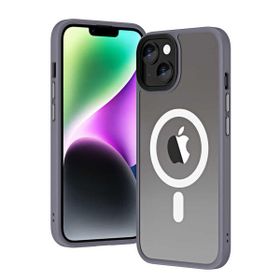 Ceponya Apple iPhone 14 Plus Wireless Şarj Özellikli Hibrit Magsafe Kapak Kılıf