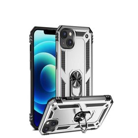 Ceponya Apple İphone 14 Plus Yüzüklü Standlı Manyetikli Armor Zırh Kılıf