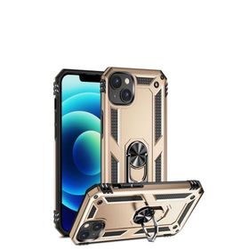 Ceponya Apple İphone 14 Plus Yüzüklü Standlı Manyetikli Armor Zırh Kılıf