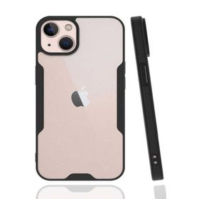 Ceponya Apple İphone 14 Pro Kamera Korumalı Arkası Şeffaf Silikon Yeşil Kılıf