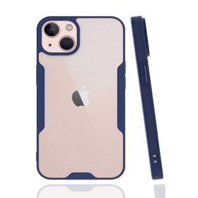 Ceponya Apple İphone 14 Pro Kamera Korumalı Arkası Şeffaf Silikon Yeşil Kılıf