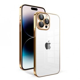 Ceponya Apple iPhone 14 Pro Kamera Korumalı Renkli Çerçeveli Zore Garaj Kapak Kılıf