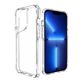 Ceponya Apple iPhone 14 Pro Max Kamera Çıkıntılı Lüx Şeffaf Silikon Kılıf