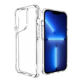 Ceponya Apple iPhone 14 Pro Max Kamera Çıkıntılı Lüx Şeffaf Silikon Kılıf