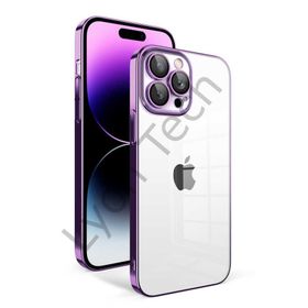 Ceponya Apple iPhone 14 Pro Max Kamera Korumalı Renkli Çerçeveli Zore Garaj Kapak Kılıf