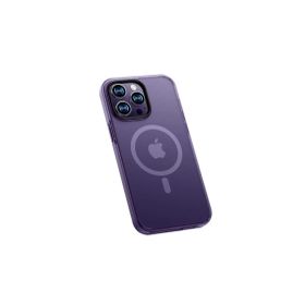 Ceponya Apple iPhone 14 Pro Max Kenarları Silikon Airbagli Mat Arka Yüzey Benks Icesand Kapak Kılıf